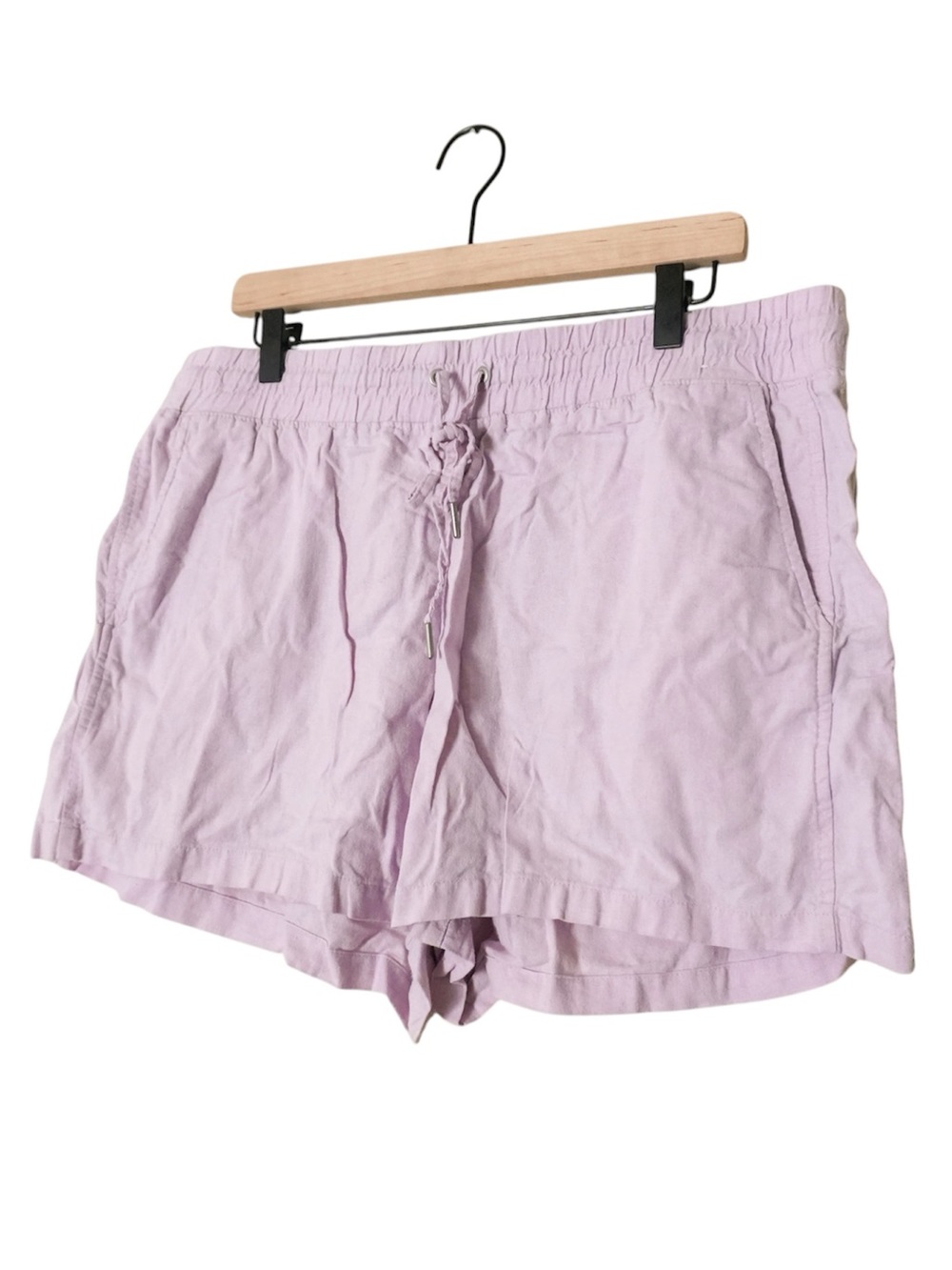GAP Linen Blend Lilac Shorts - Picture 3 of 5